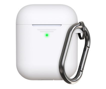 Etui na słuchawki KeyBudz Elevate Keychain do AirPods 1/2 white